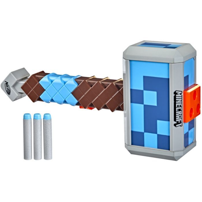 Игрушечное оружие Hasbro Nerf Minecraft Молот Штормландер (F4416)