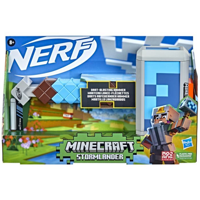 Игрушечное оружие Hasbro Nerf Minecraft Молот Штормландер (F4416) изображение 6