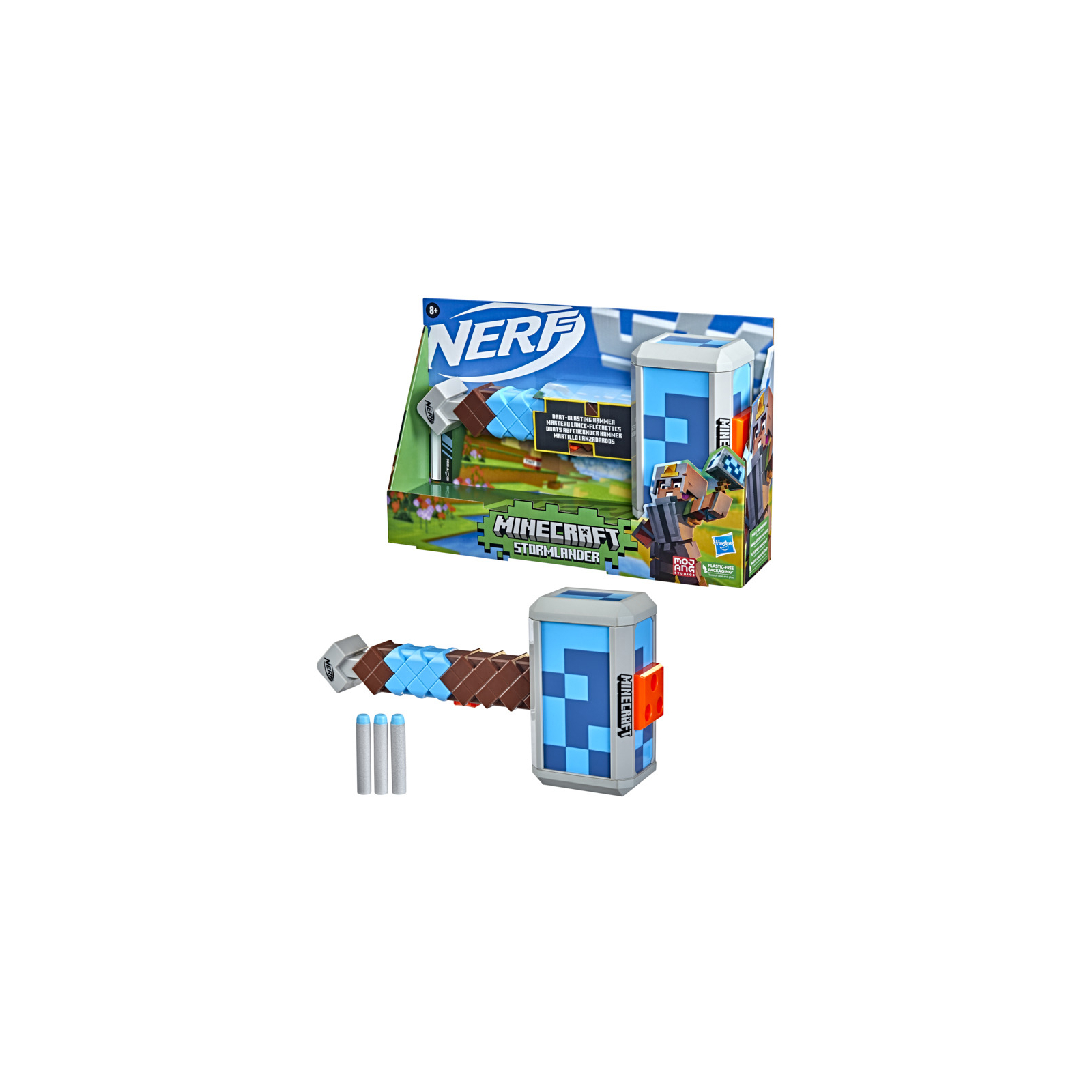 Іграшкова зброя Hasbro Nerf Minecraft Молот Штормландер (F4416) зображення 7