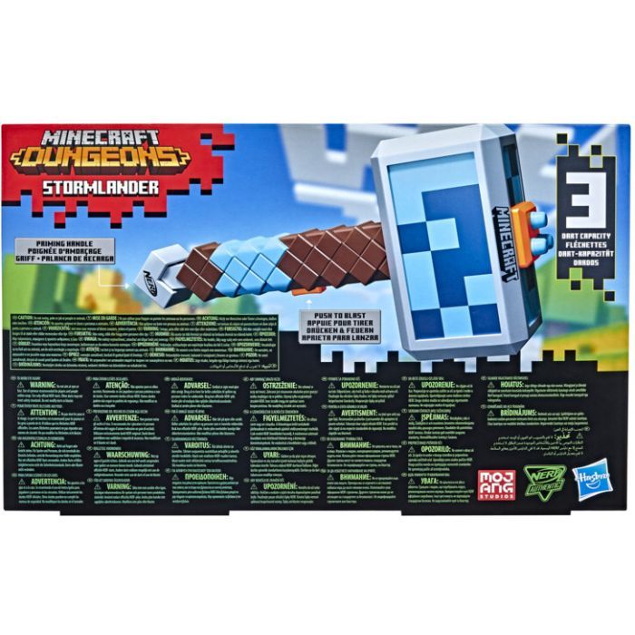 Игрушечное оружие Hasbro Nerf Minecraft Молот Штормландер (F4416) изображение 8