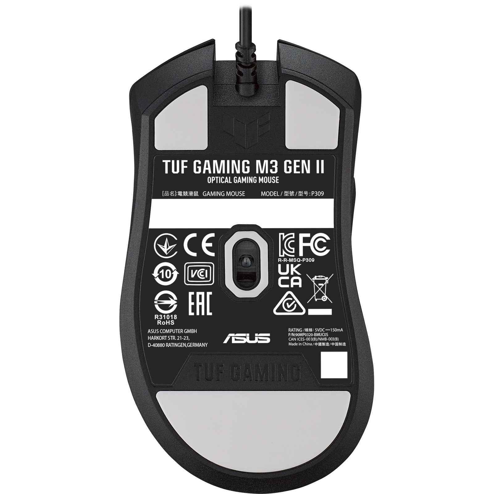 Мышка ASUS TUF Gaming M3 Gen II USB Black (90MP0320-BMUA00) изображение 6
