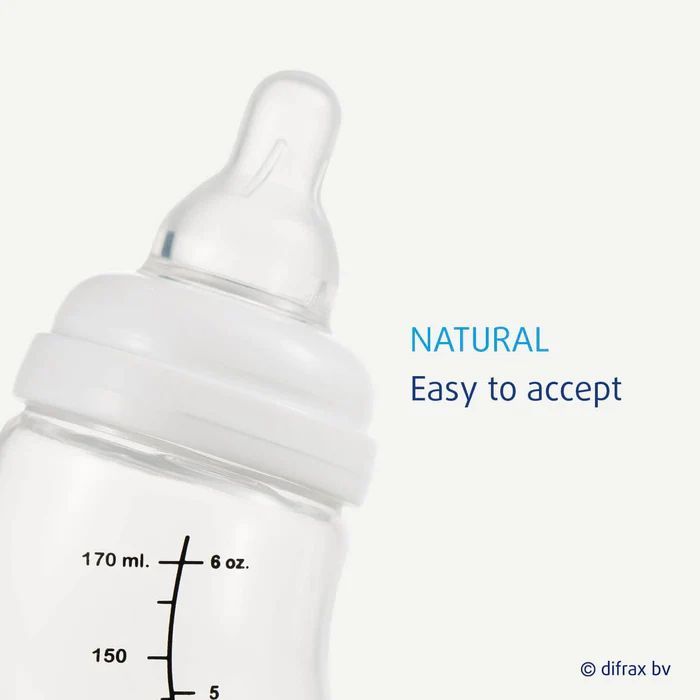 Бутылочка для кормления Difrax S-bottle Natural с силиконовой соской, 170 мл (705 Caramel) изображение 5