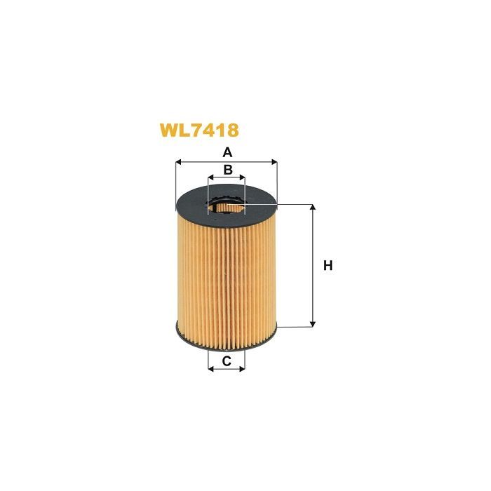 Фільтр масляний Wixfiltron WL7418
