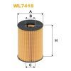 Фільтр масляний Wixfiltron WL7418