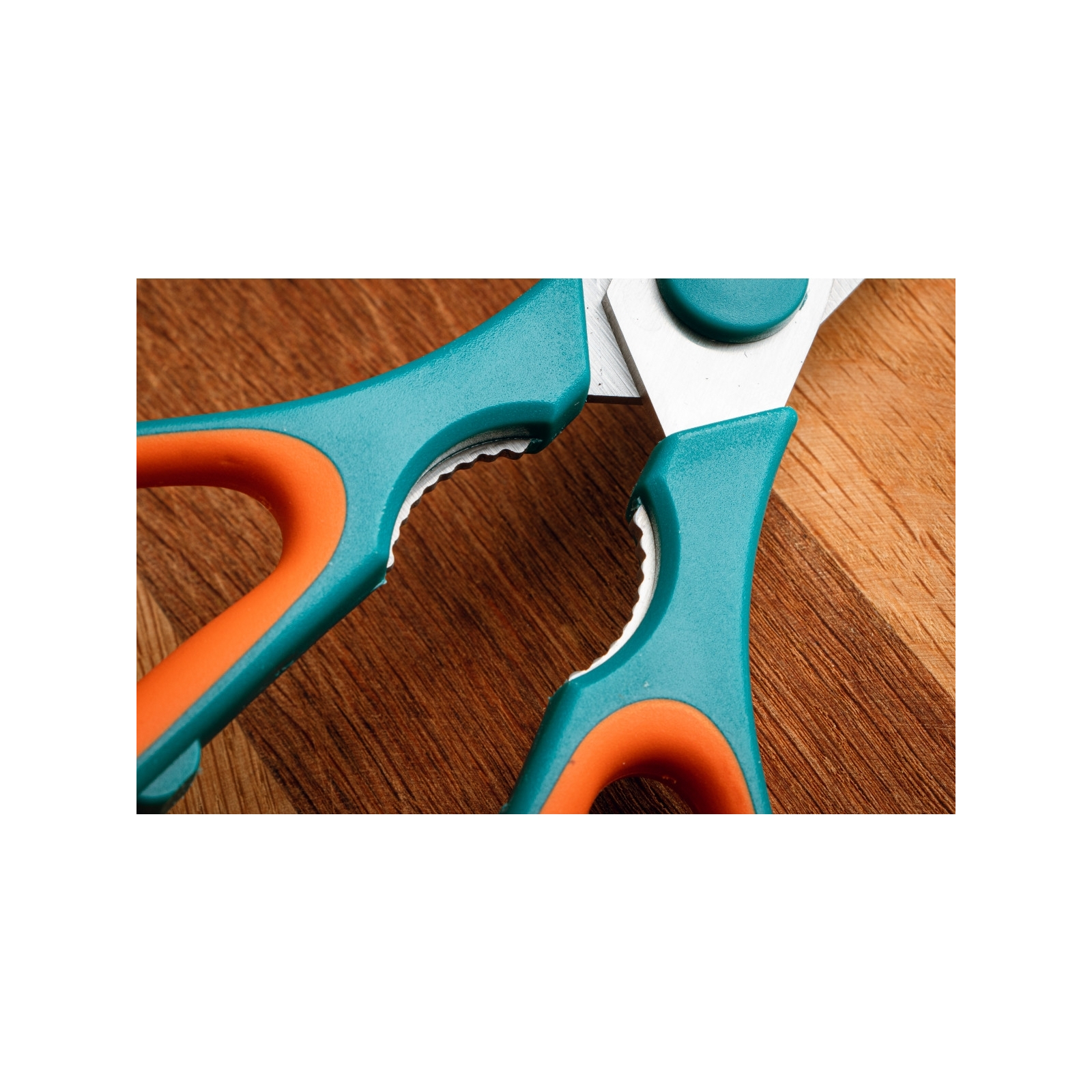 Кухонні ножиці Gusto 21 см Блакитно-помаранчеві (GT-6121) зображення 2