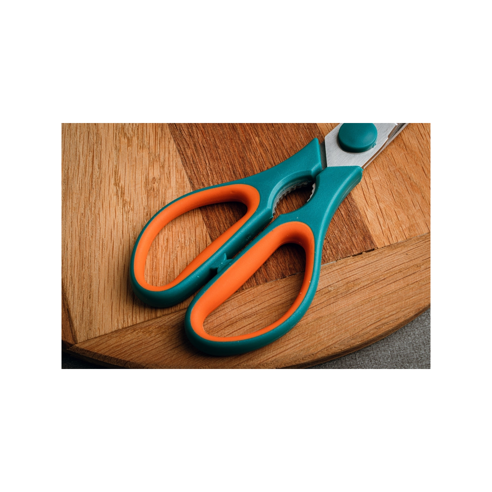 Кухонные ножницы Gusto 21 см Блакитно-помаранчеві (GT-6121) изображение 3