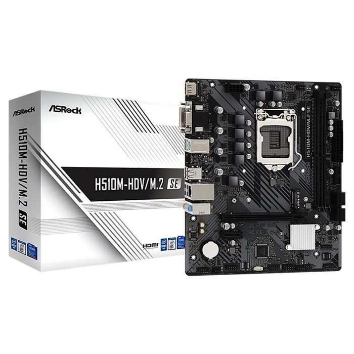 Материнская плата ASRock H510M-HDV/M.2 SE изображение 2