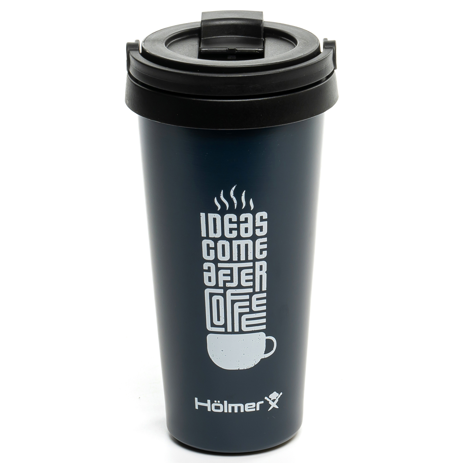 Термокружка Hölmer Coffee Time Темно-синя (TC-0500-DB Coffee Time) изображение 2