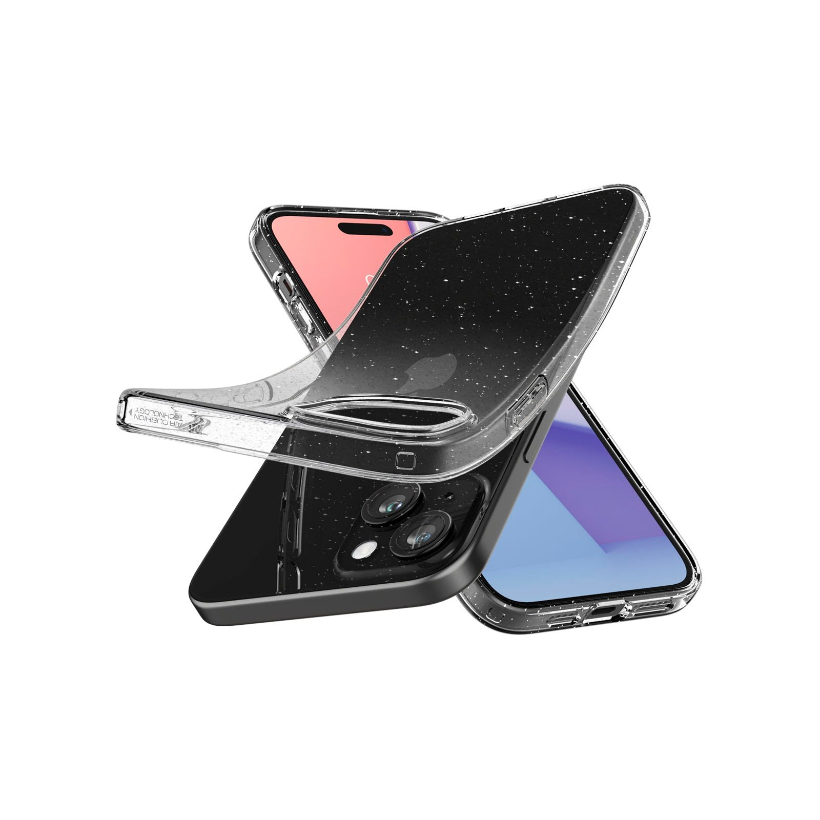 Чохол до мобільного телефона Spigen Apple iPhone 15 Liquid Crystal Glitter Crystal Quartz (ACS06788) зображення 10