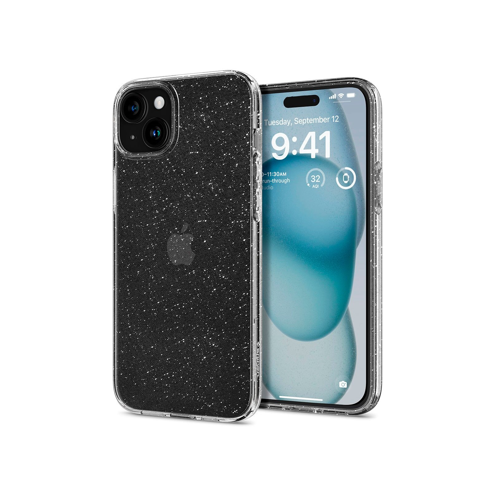 Чохол до мобільного телефона Spigen Apple iPhone 15 Liquid Crystal Glitter Crystal Quartz (ACS06788) зображення 11