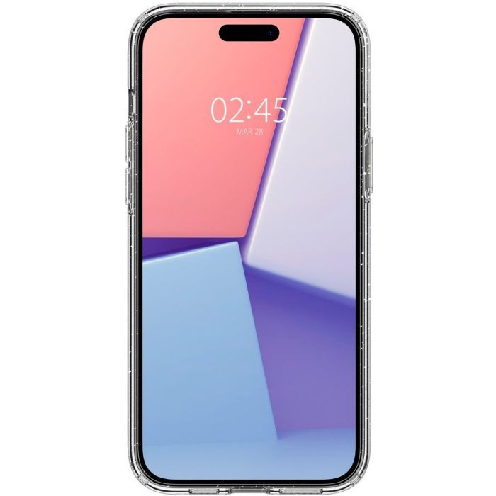 Чехол для мобильного телефона Spigen Apple iPhone 15 Liquid Crystal Glitter Crystal Quartz (ACS06788) изображение 2