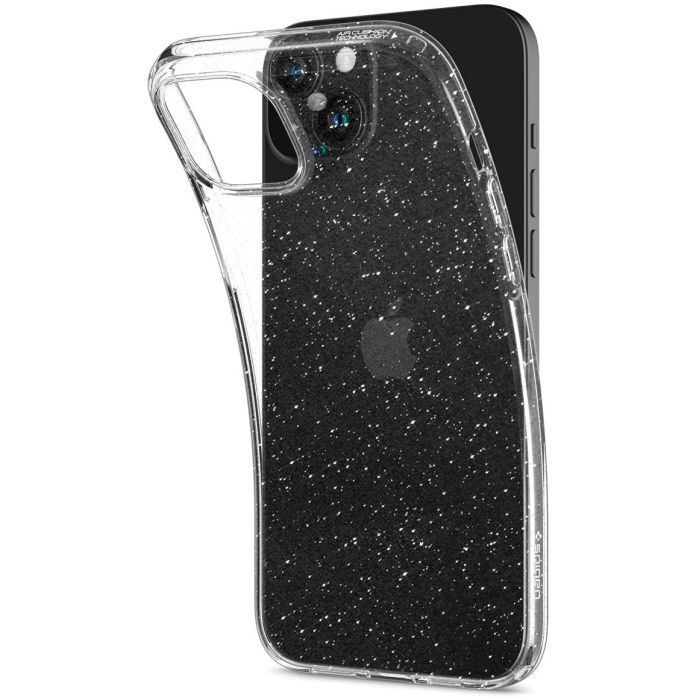 Чехол для мобильного телефона Spigen Apple iPhone 15 Liquid Crystal Glitter Crystal Quartz (ACS06788) изображение 9