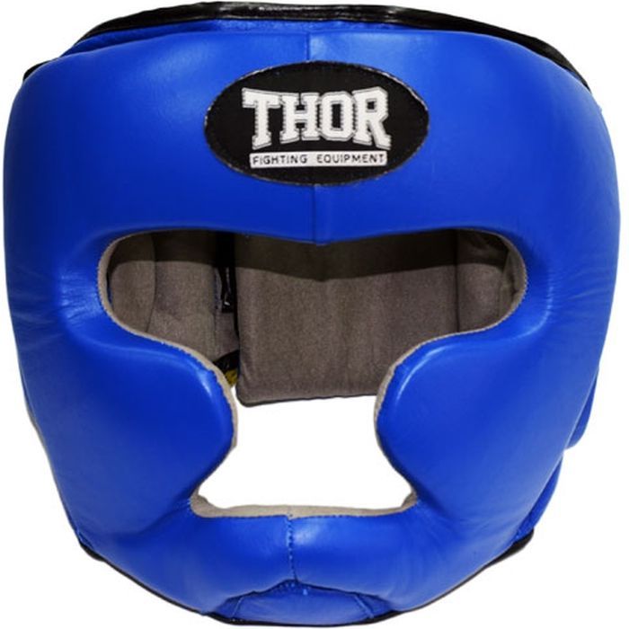 Боксерский шлем Thor 705 XL Шкіра Синій (705 (Leather) BLUE XL)