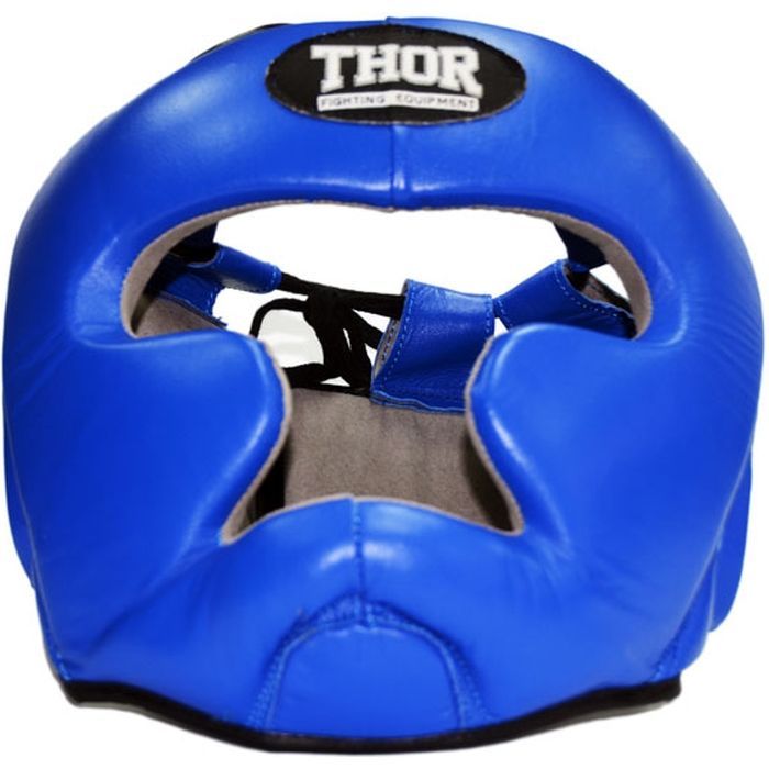 Боксерский шлем Thor 705 XL Шкіра Синій (705 (Leather) BLUE XL) изображение 4