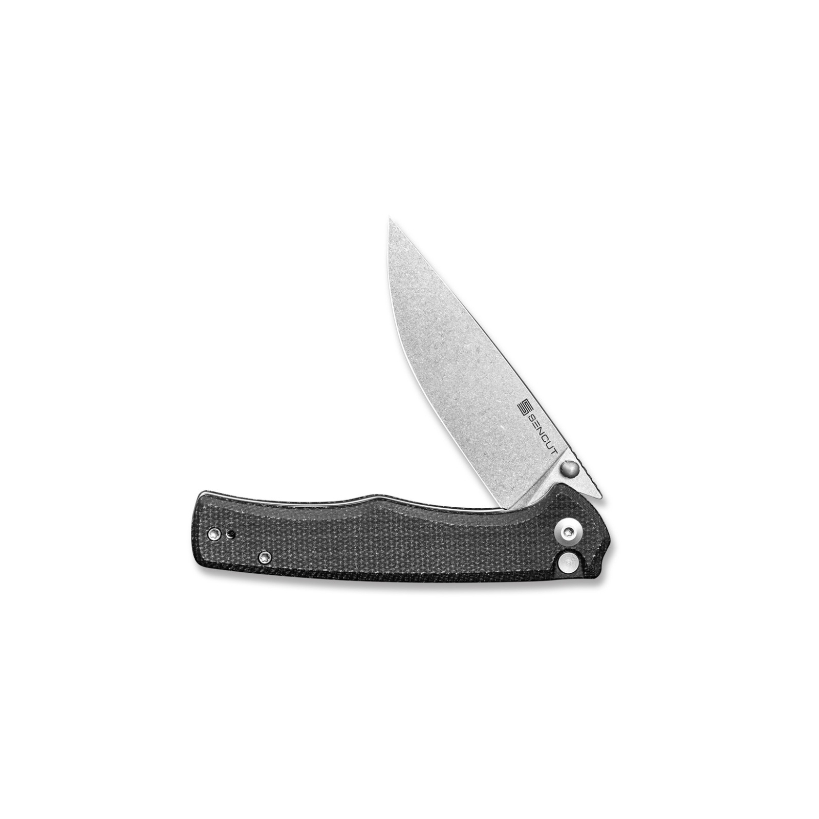 Нож Sencut Crowley Stonewash Black Micarta (S21012-2) изображение 4