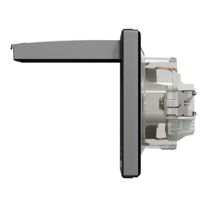 Розетка Schneider Electric ASFORA IP44, антрацит (EPH3100371) изображение 4