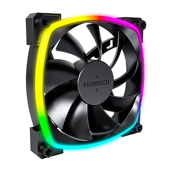 Кулер для корпуса MONTECH AX120 PWM BLACK