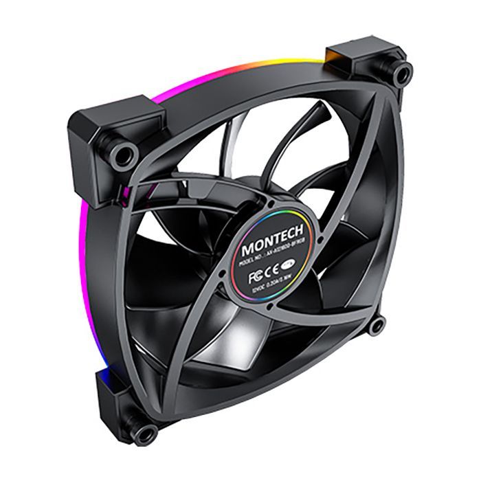 Кулер для корпуса MONTECH AX120 PWM BLACK изображение 4