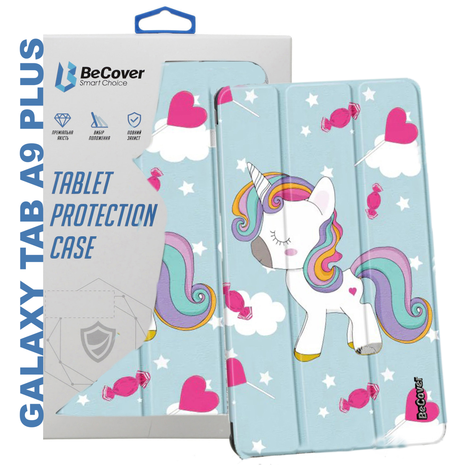 Чехол для планшета BeCover Smart Case Samsung Tab A9 Plus SM-X210/SM-X215/SM-X216 11.0" Rose Gold (710310)