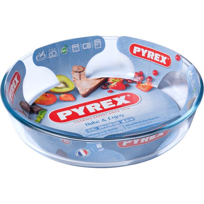 Форма для выпечки Pyrex BakeEnjoy кругла для пирога 26 см 2.1л (828B000/7646) изображение 5