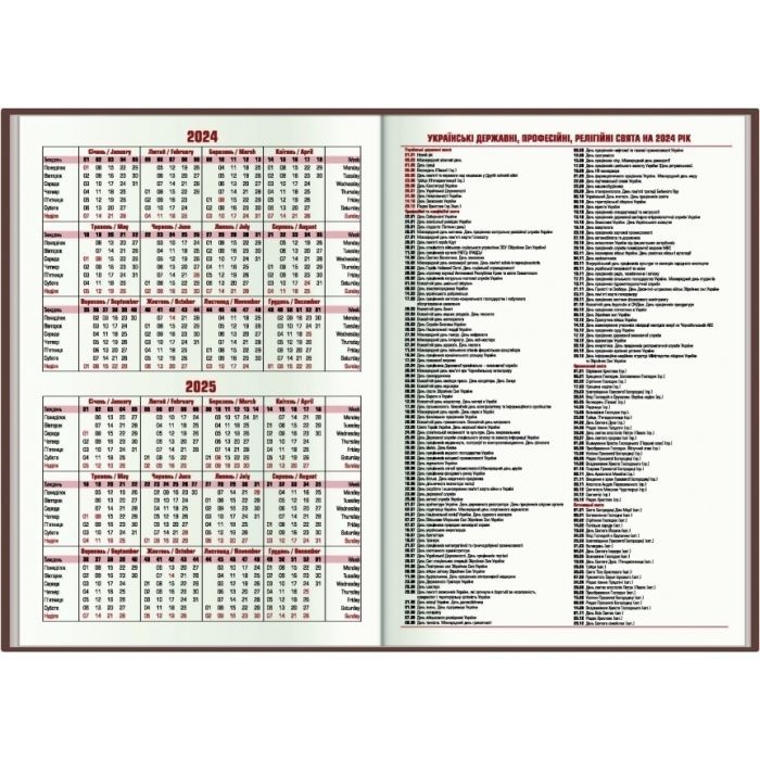 Тижневик Economix датований 2024 Spectrum, жовтий А5 (E21850) зображення 4