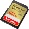 Карта пам'яті SanDisk 128GB SDXC class 10 UHS-I U3 4K Extreme Plus (SDSDXWA-128G-GNCIN) зображення 3