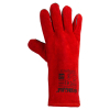 Захисні рукавиці Sigma краги зварювальника р10.5, клас НД, довжина 35см (червоні) (9449361) зображення 2
