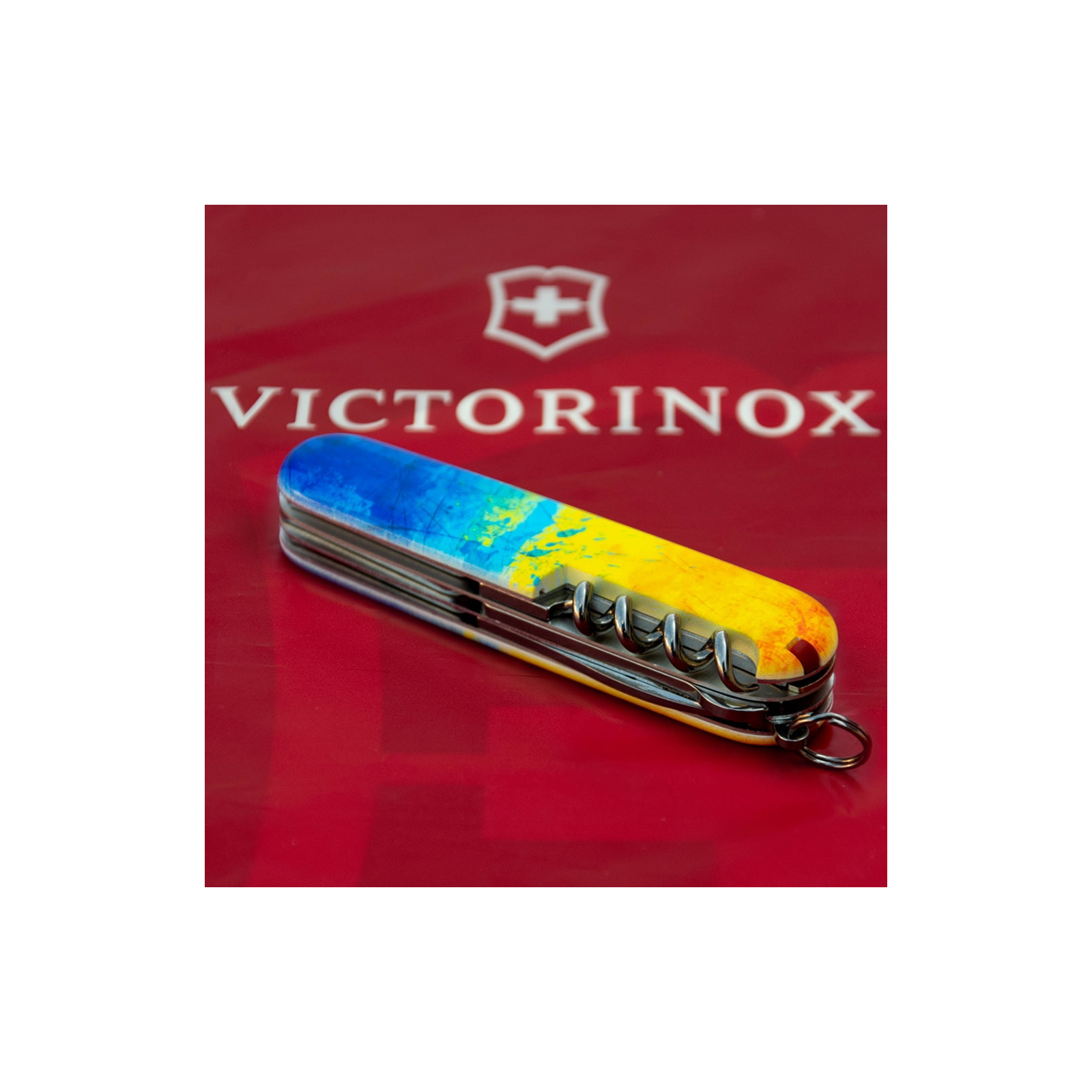 Ніж Victorinox Climber Ukraine Жовто-синій малюнок (1.3703.7_T3100p) зображення 4
