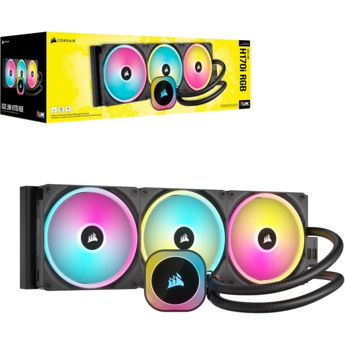 Система рідинного охолодження Corsair iCUE Link H170i RGB (CW-9061004-WW) зображення 9