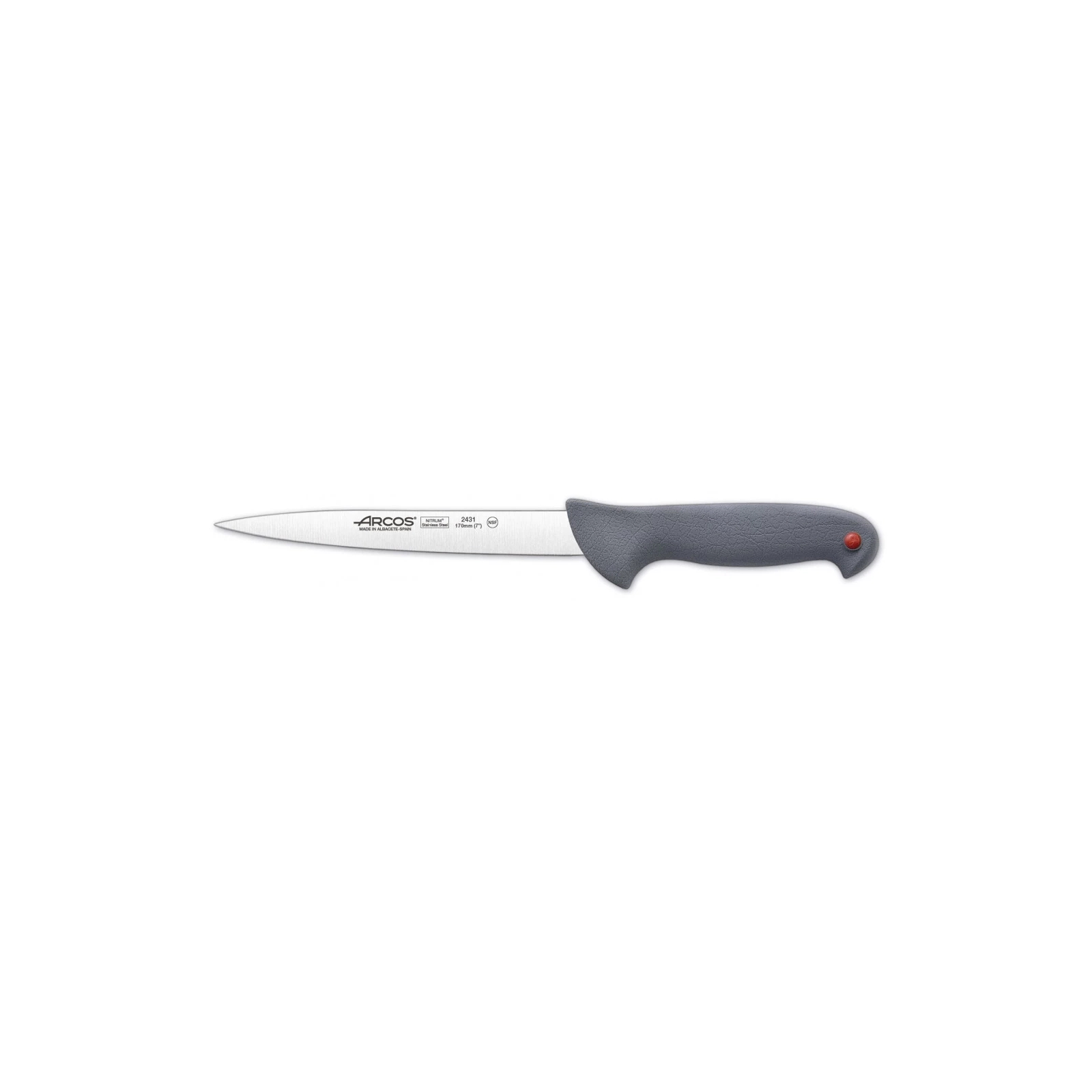 Кухонный нож Arcos Сolour-prof для обробки м'яса вузький 170 мм (243100) изображение 2
