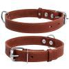 Ошейник для животных Collar одинарный Ш 25 мм Д 38-50 см коричневый (02196) изображение 2