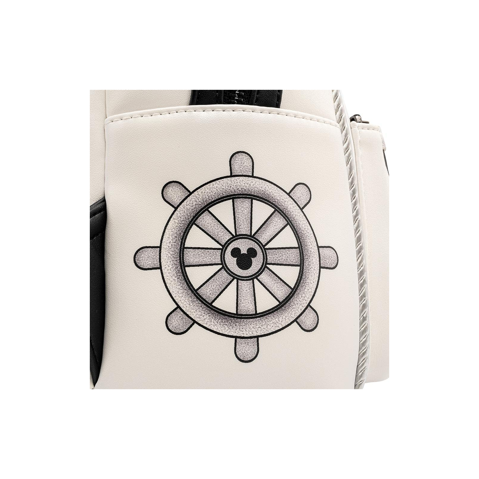Рюкзак школьный Loungefly Disney - Mickey Mouse Steamboat Willie Music Cruise Mini Backpack (WDBK1657) изображение 6