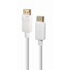 Кабель мультимедійний DisplayPort to DisplayPort 1.8m V1.2 Cablexpert (CC-DP2-6-W)
