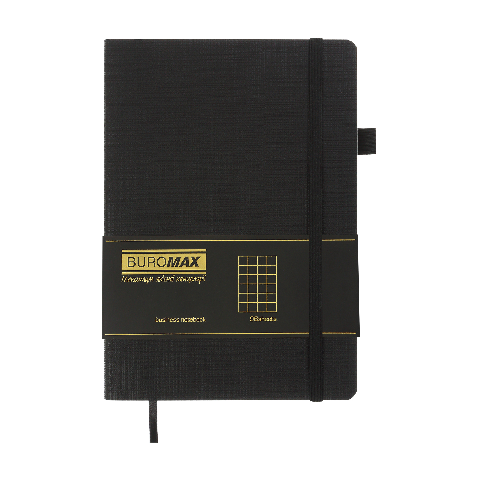 Книга записная Buromax Color Tunes А5 96 листов, в клетку черный (BM.295100-01) изображение 2