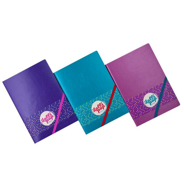 Книга записная Buromax Lollipop Logo2U 96 листов А5 в клетку фиолетовый (BM.295103-07) изображение 3