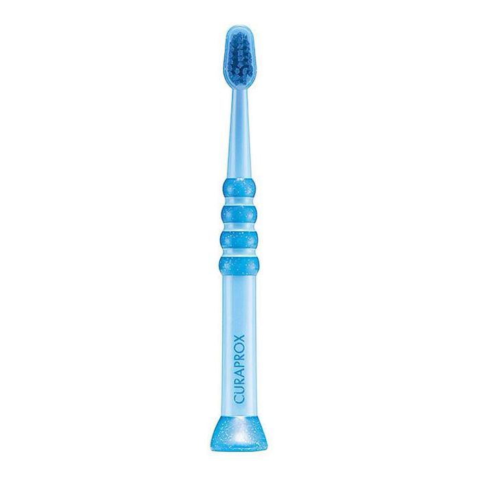 Детская зубная щетка Curaprox CS Baby з гумованою ручкою (0-4 років) Синій (CS Baby-04) изображение 2