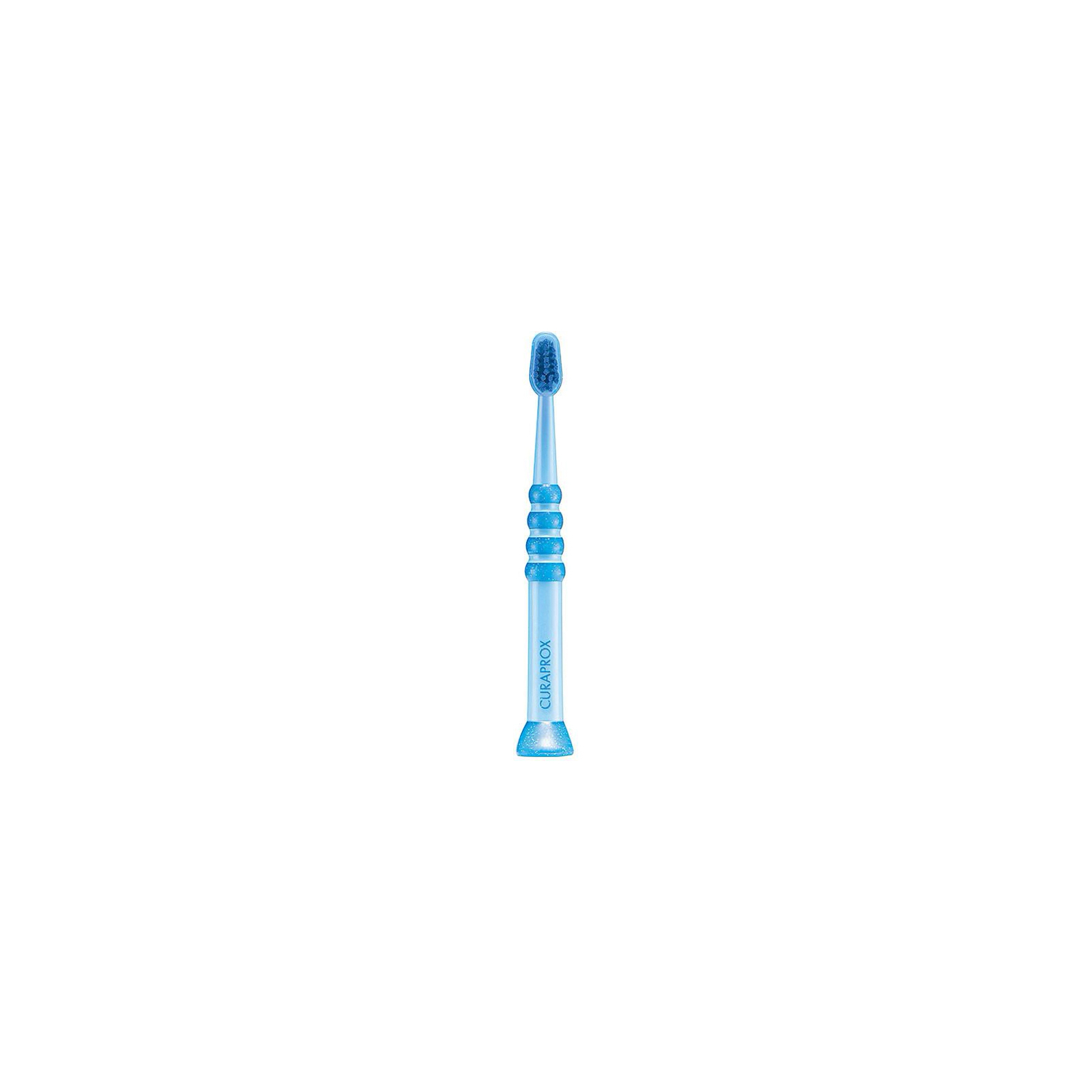 Детская зубная щетка Curaprox CS Baby з гумованою ручкою (0-4 років) Синій (CS Baby-04) изображение 2
