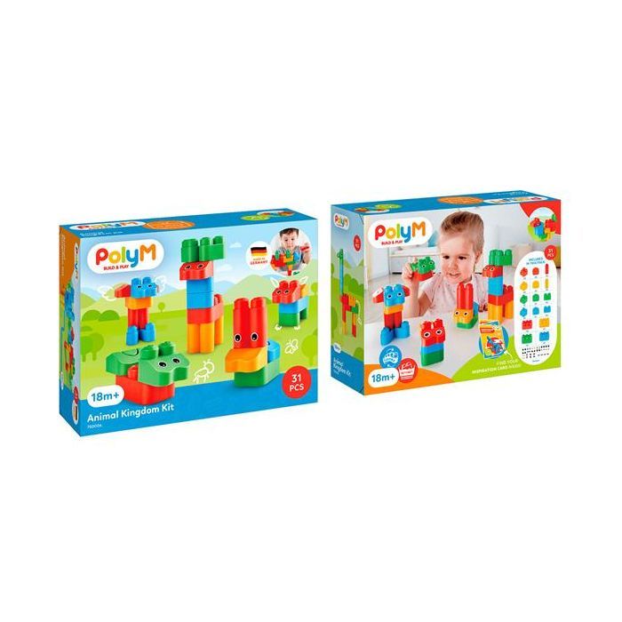 Конструктор PolyM Царство зверушек 31 деталей (760004) изображение 3