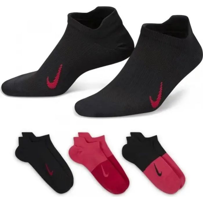 Шкарпетки Nike W NK EVERYDAY PLUS LTWT NS 3PR CV2964-913 38-42 3 пари Мультиколор (195244772537)