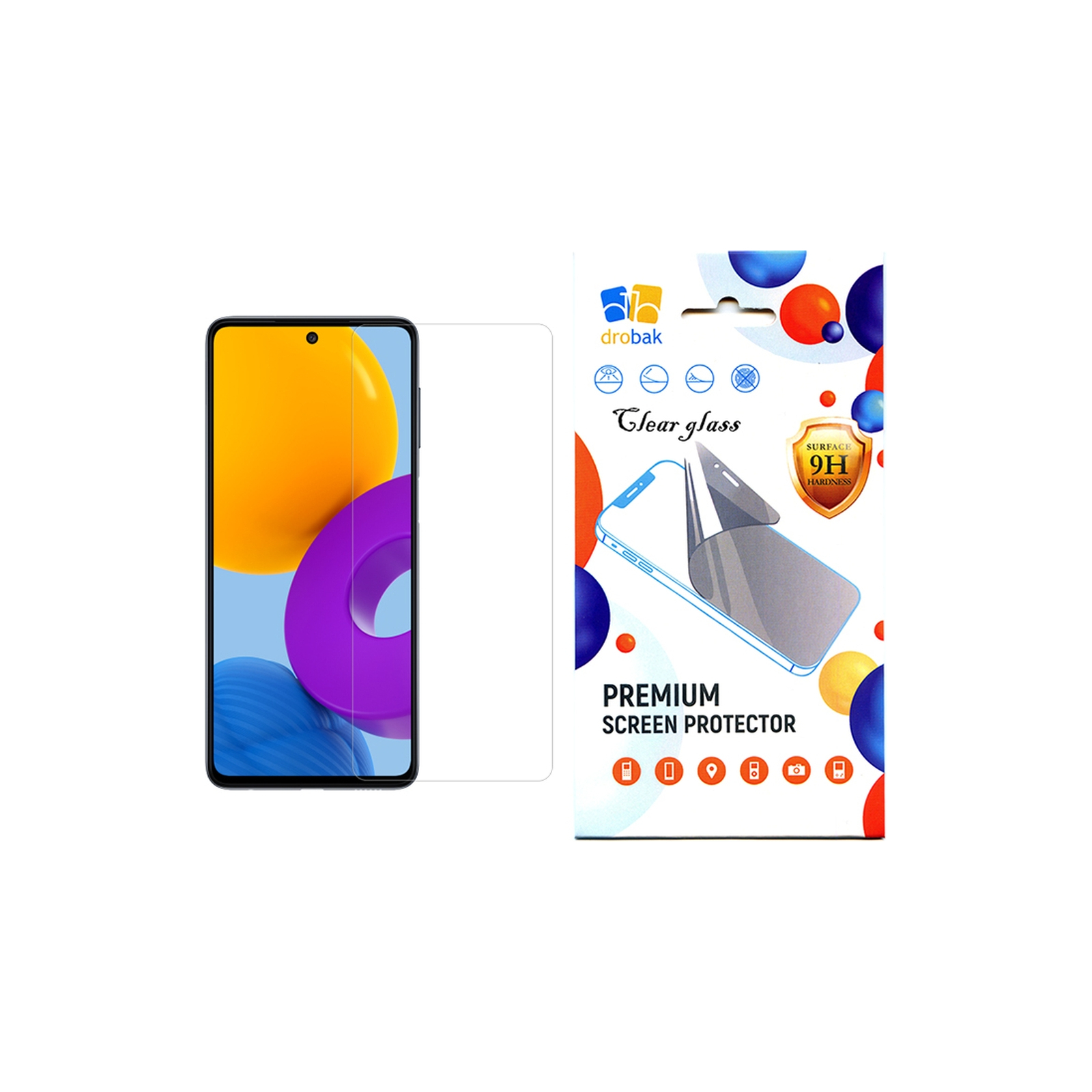 Стекло защитное Drobak Xiaomi Redmi Note 12S (535397)