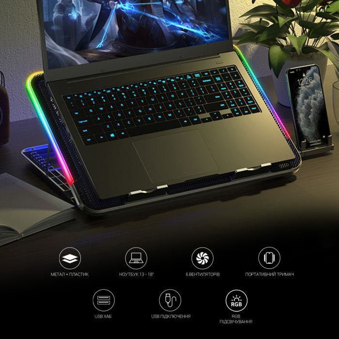 Подставка для ноутбука GamePro CP670 изображение 10