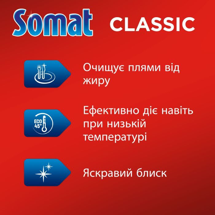 Порошок для миття посуду в посудомийці Somat Classic 2 кг (9000101801507) зображення 2