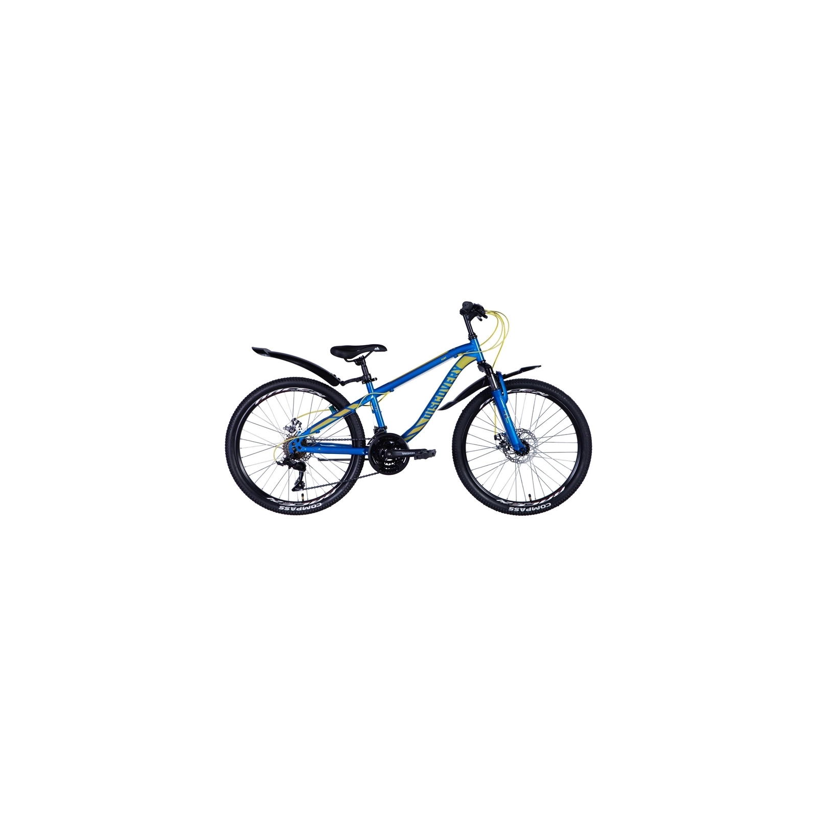 Велосипед Discovery Flint AM DD 24" 13" ST 2024 Синій (OPS-DIS-24-329)