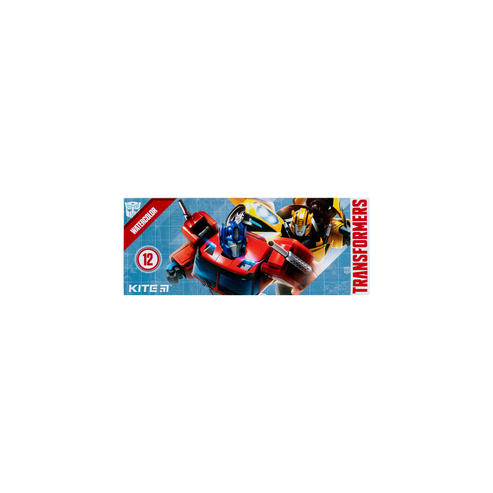 Акварельные краски Kite Transformers, 12 цветов (TF23-041)