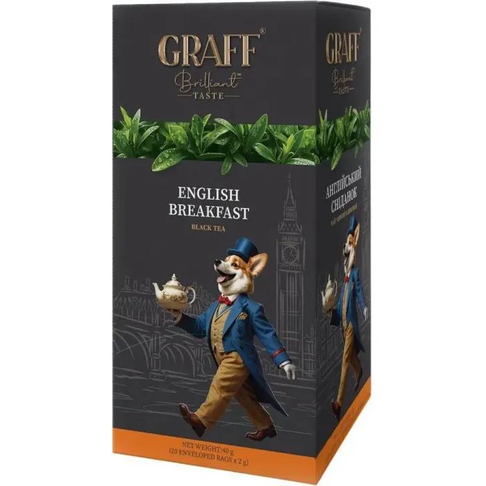Чай Graff English Breakfast 20х2 г (4820279610139) изображение 2