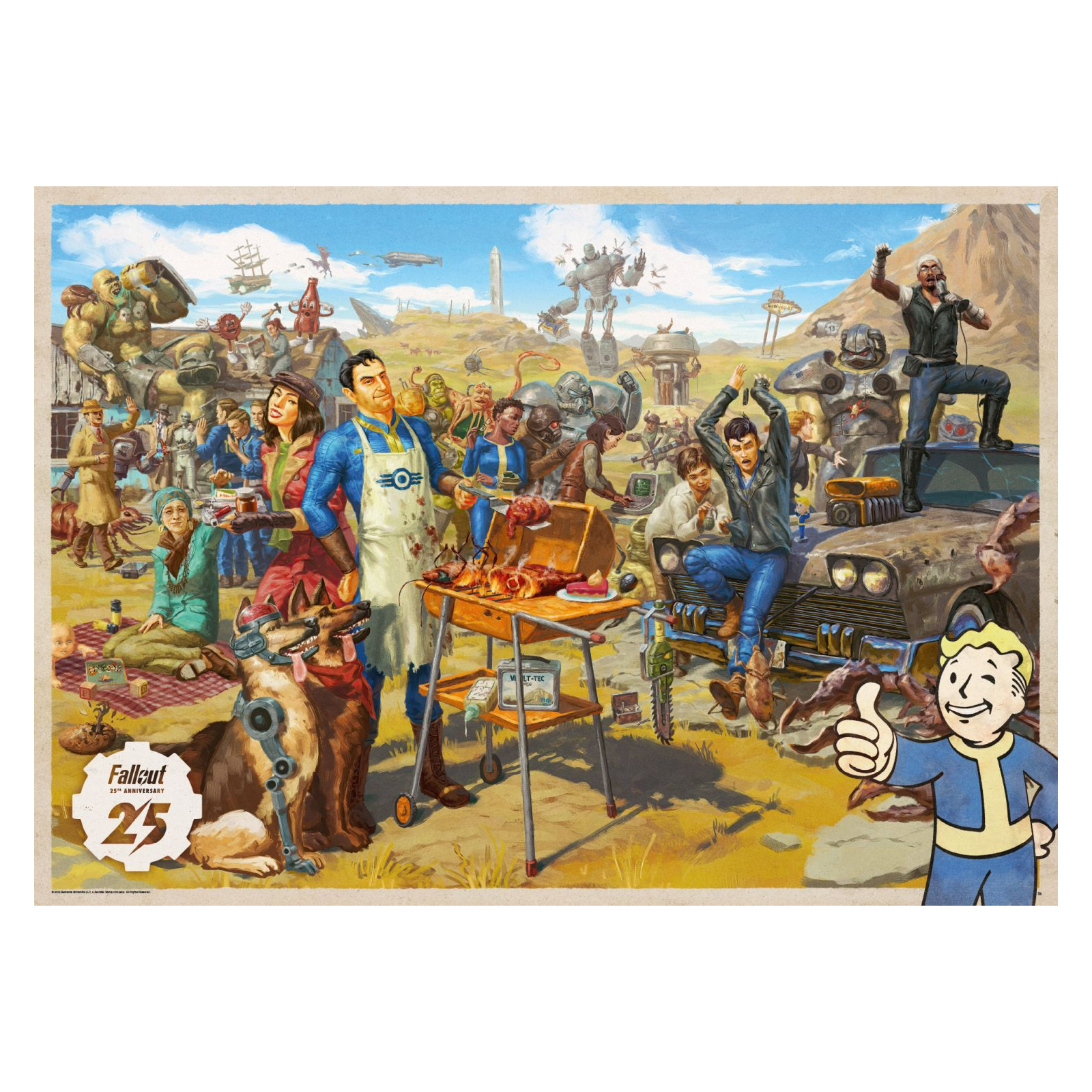Пазл GoodLoot Fallout 25th Anniversary 1000 элементов (5908305242918) изображение 2
