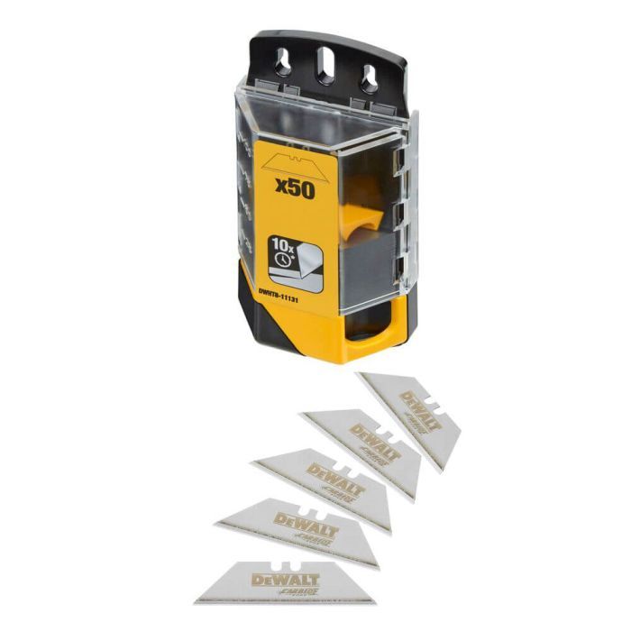 Лезвие DeWALT Carbide, трапецевидное, длина 62 мм, высота 19 мм, 50 шт. (DWHT8-11131)