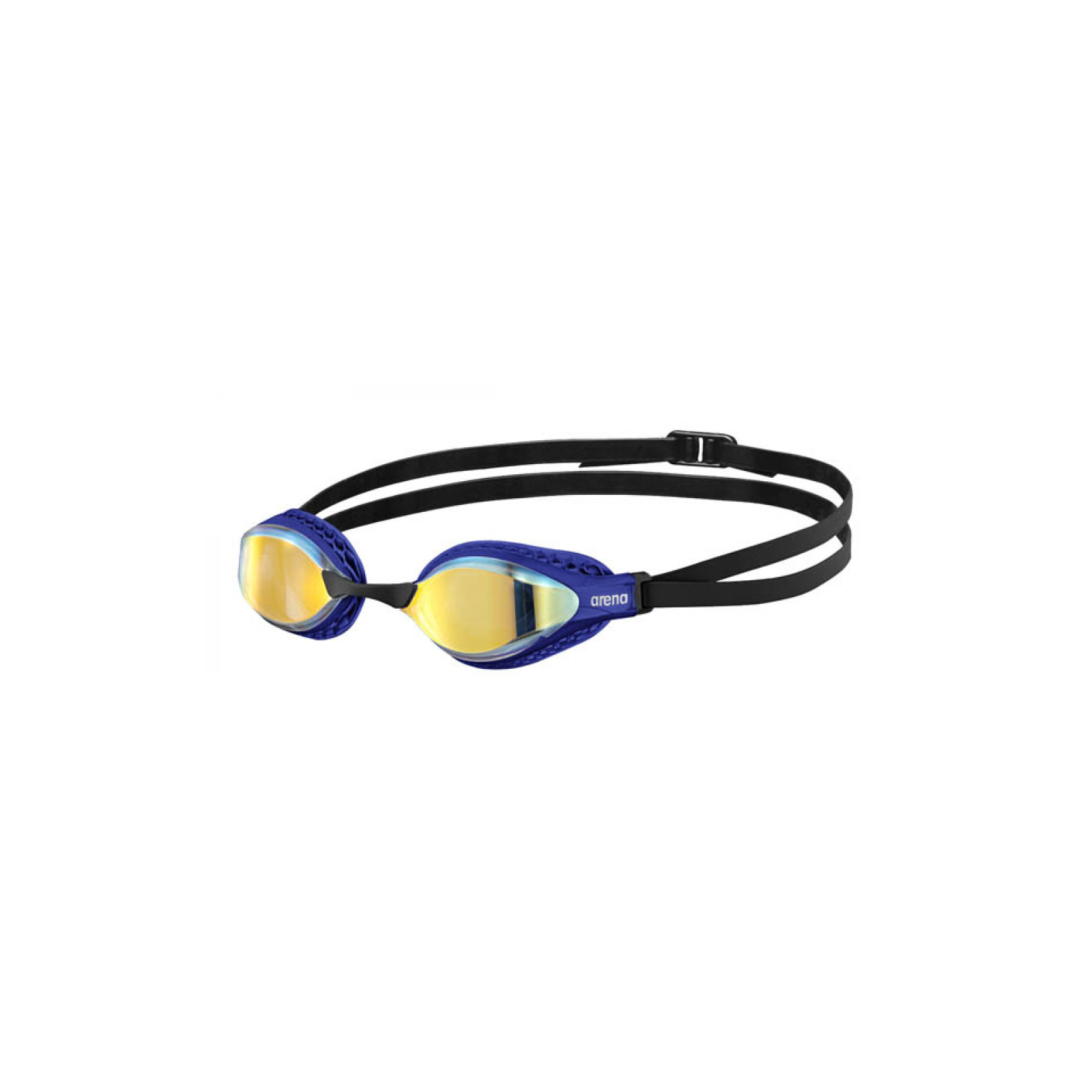 Очки для плавания Arena Air-Speed Mirror 003151-201 жовтий, мідно-сріблястий OSFM (3468336362761)