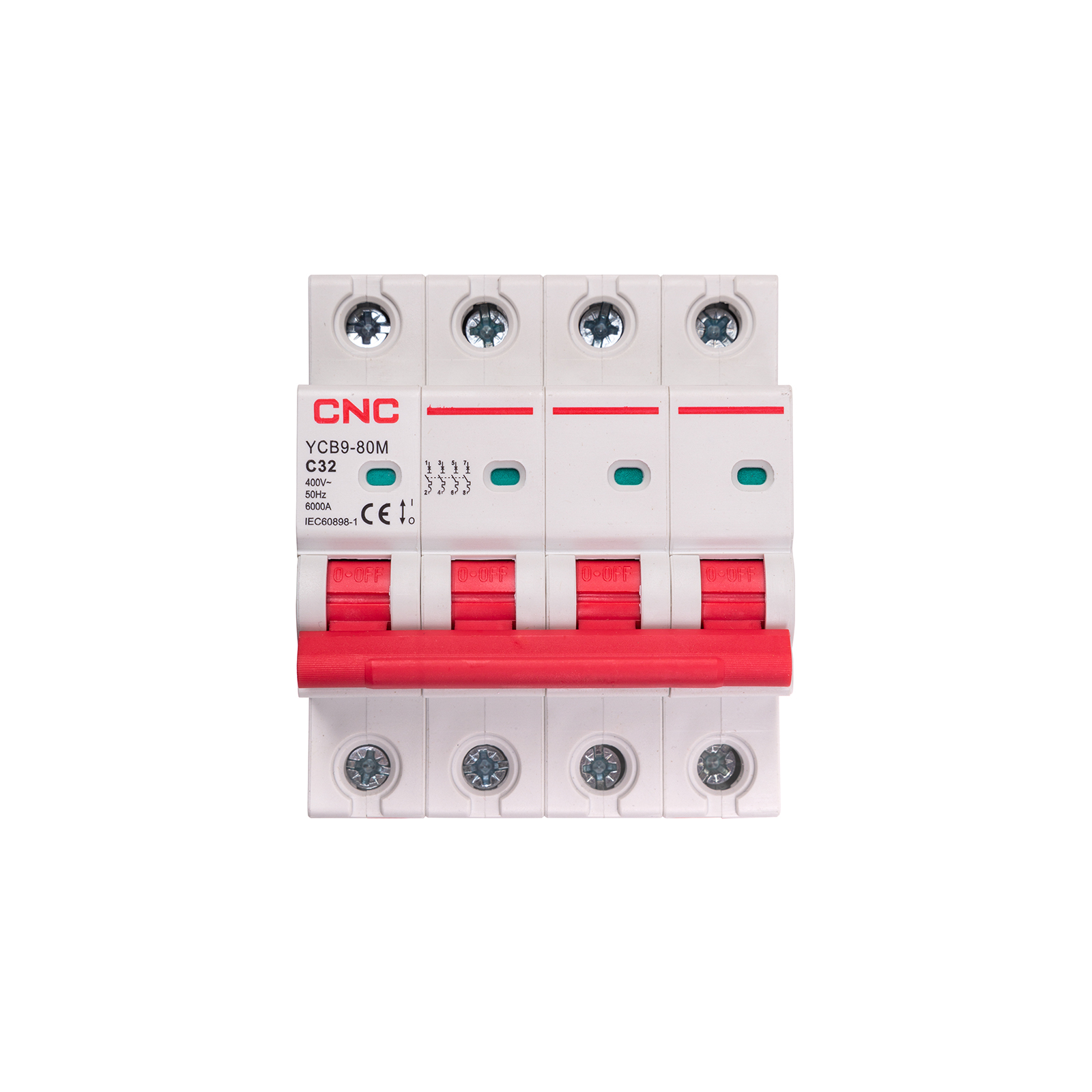 Автоматический выключатель CNC YCB9-80M 4P C32 6ka (NV821624)