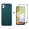 Чехол для мобильного телефона Dengos Samsung Galaxy A04 Case + Glass (Green) (DG-KM-75)